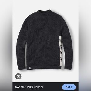 Classic Black and White Crewneck Sweater